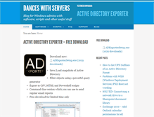 Tablet Screenshot of danceswithservers.com